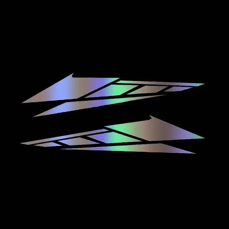 Reflective Tail Box Decals for Motorcycles