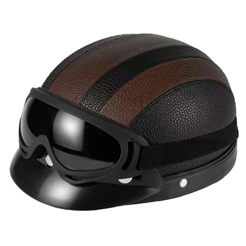 Vintage Leather Helmet