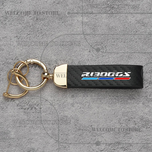 R1300 GS Leather Keychain