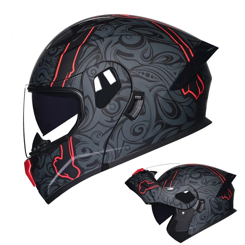 Flip Up Motorcycle Helmet