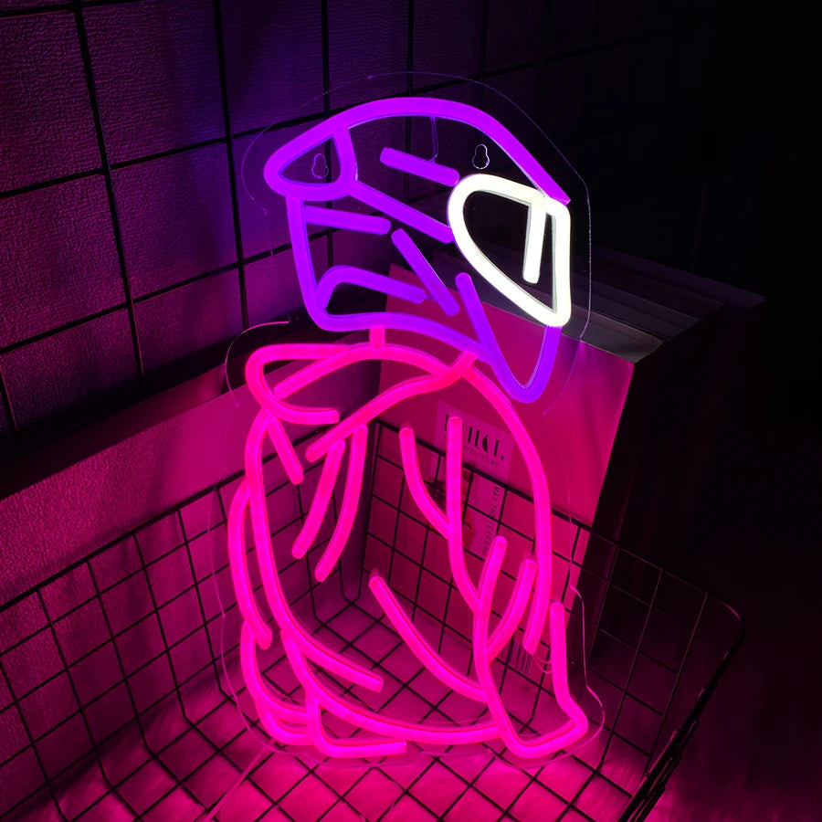 Motorcycle Rider Neon LED Wall Sign