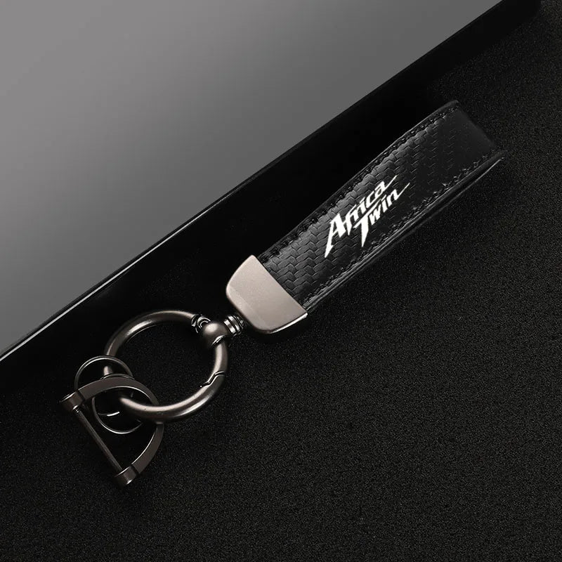 Africa Twin Carbon Fiber Keychain