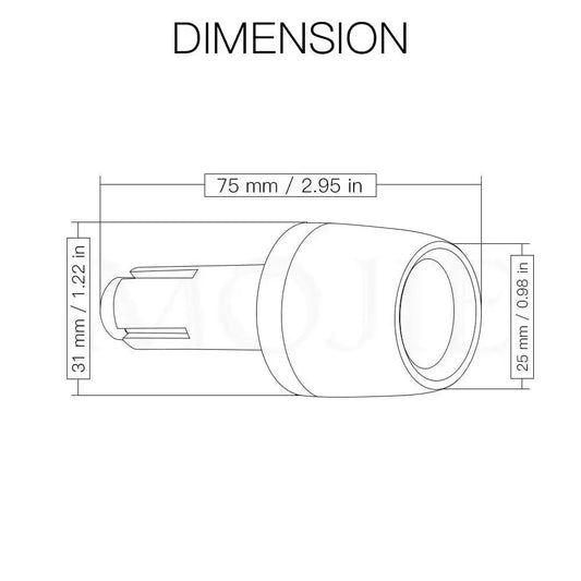 Hornet Handlebar Grip Bar End