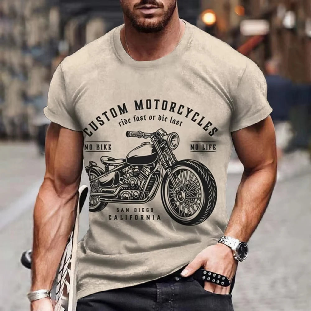 Retro Men’s Motorcycle T-Shirt