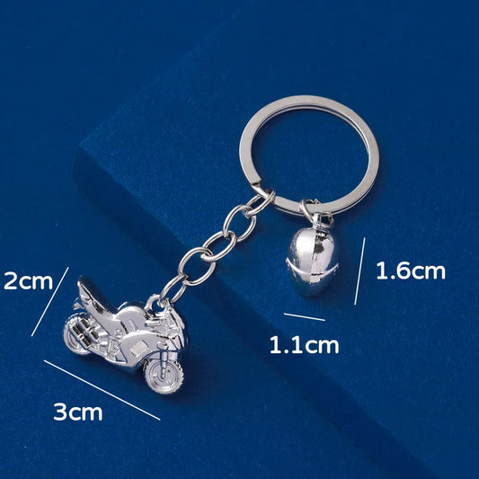 Métal de porte-clés de moto