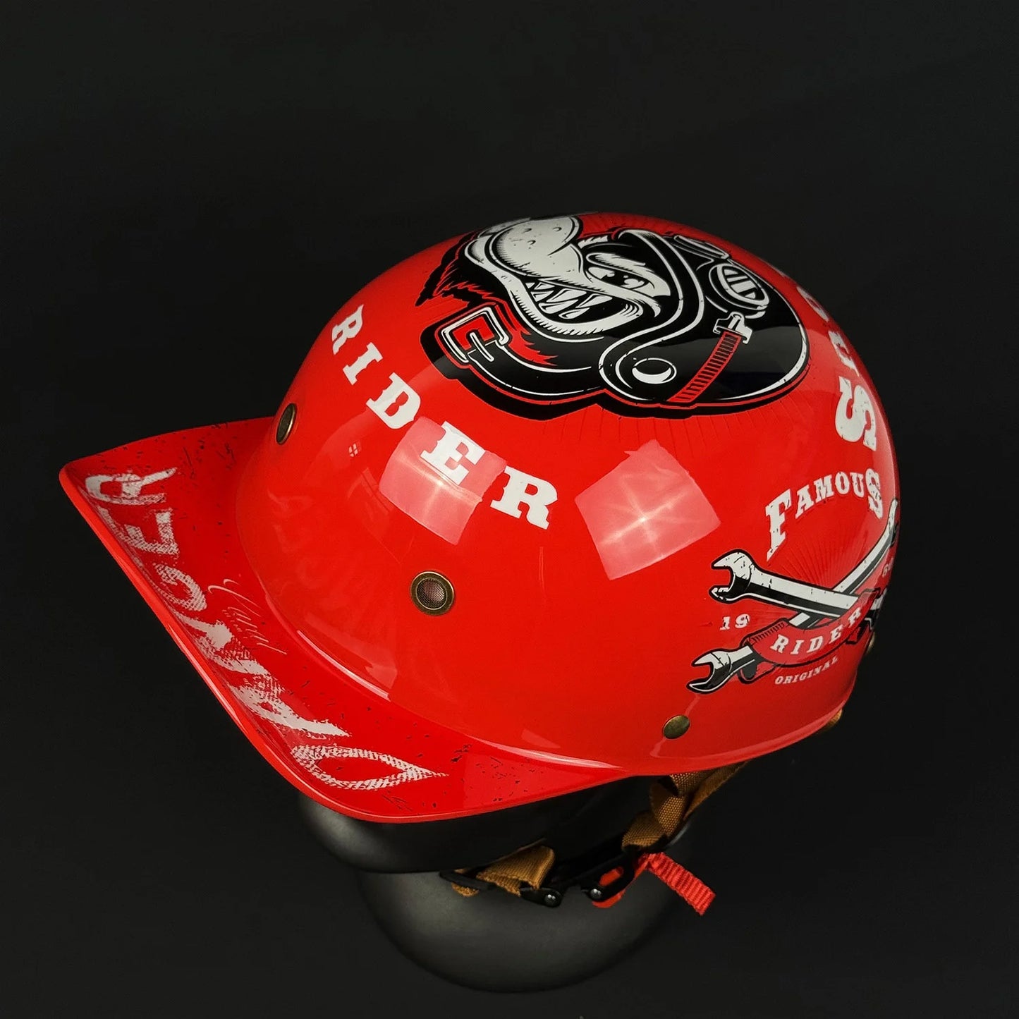 Helmet Half Face Motorcyclist