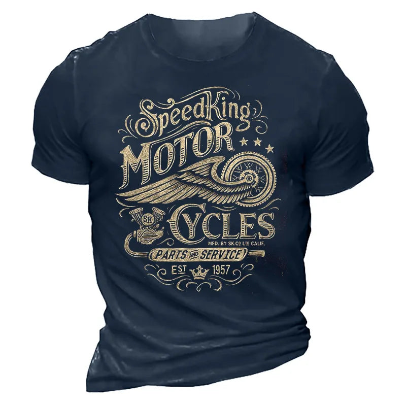 “Never Underestimate an Old Man” Motorcycle T-Shirt