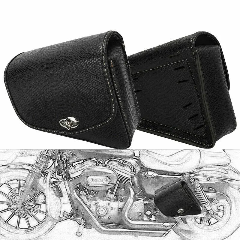 Motorcycle PU Luggage de cuero
