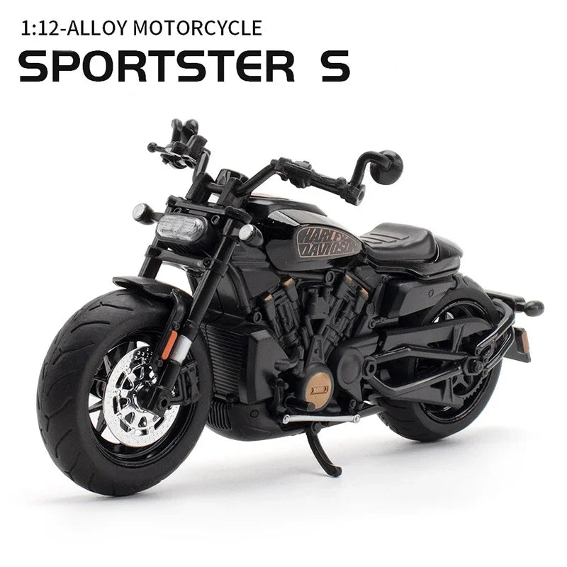 1:12 Alloy Sportster S Racing Motorcycle Model