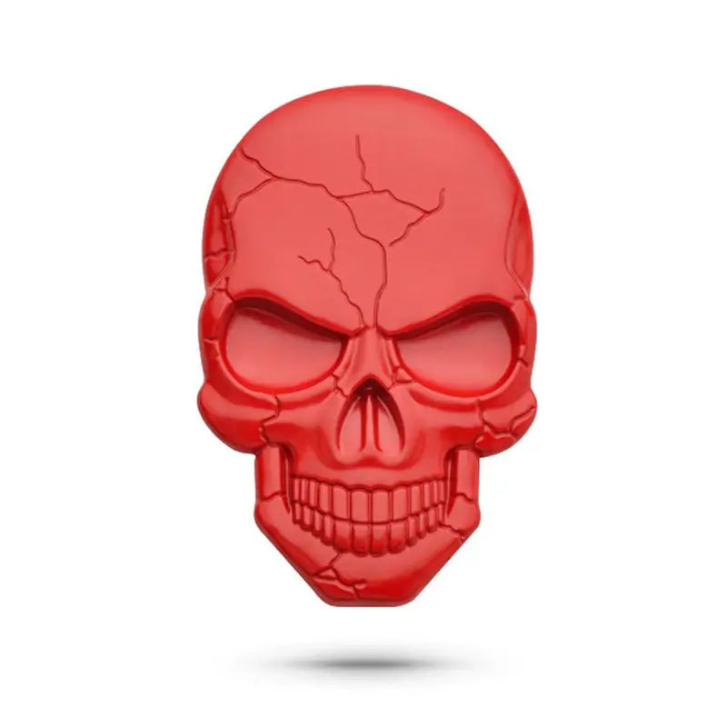 Badge di cranio fantasma metallico