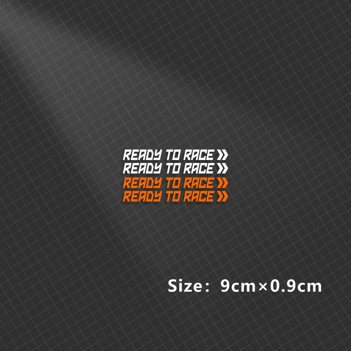 Ready to Race Motorbike Sticker