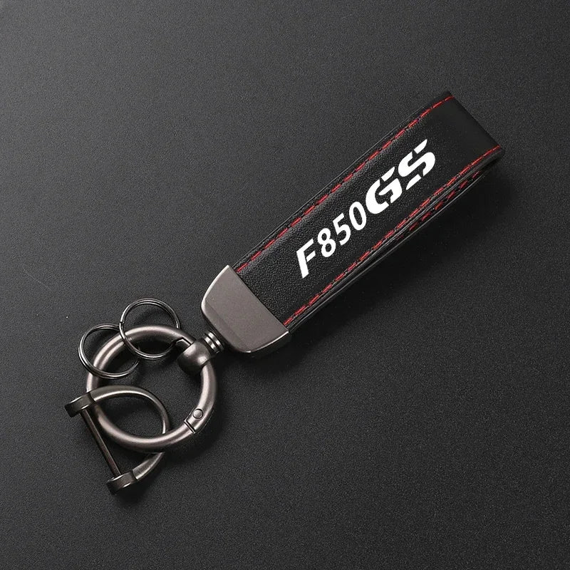 F850 GS Suede Leather Keychain