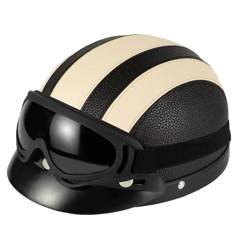 Vintage Leather Helmet