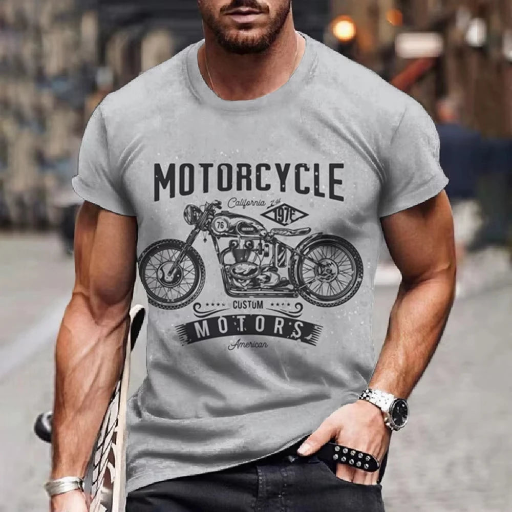 Retro Men’s Motorcycle T-Shirt