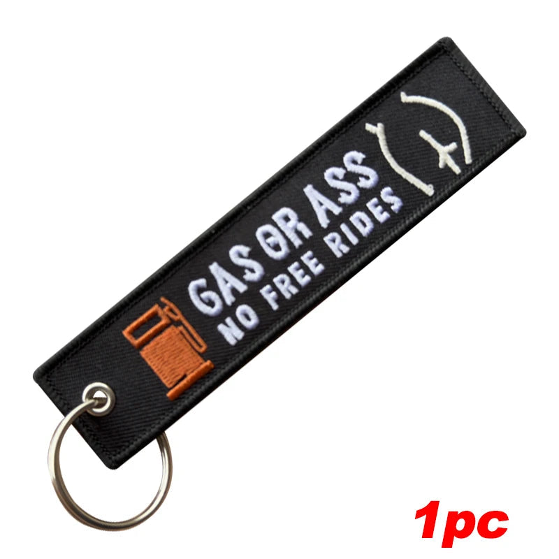 Gas or Ass Keychain