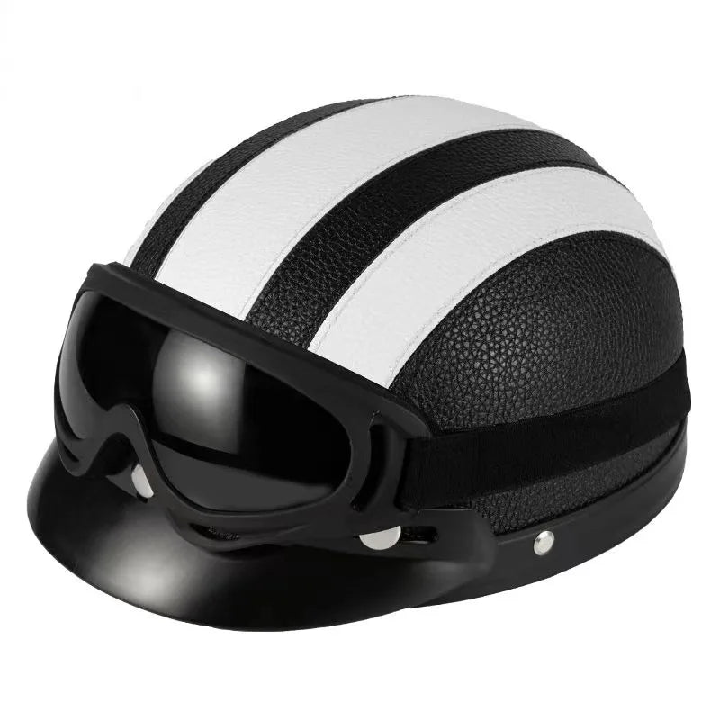 Vintage Leather Helmet