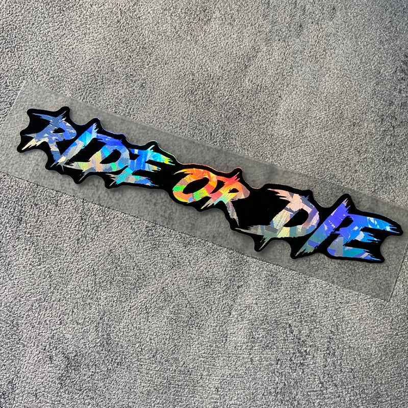 Ride or Die Sticker Helmet