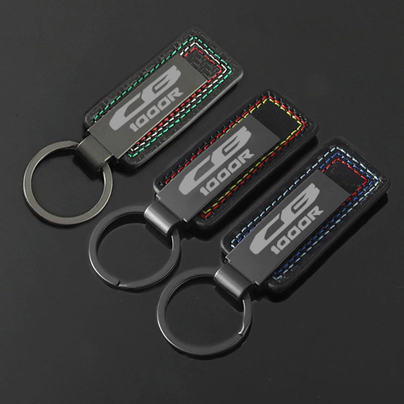 CB1000R Suede Tag Keychain