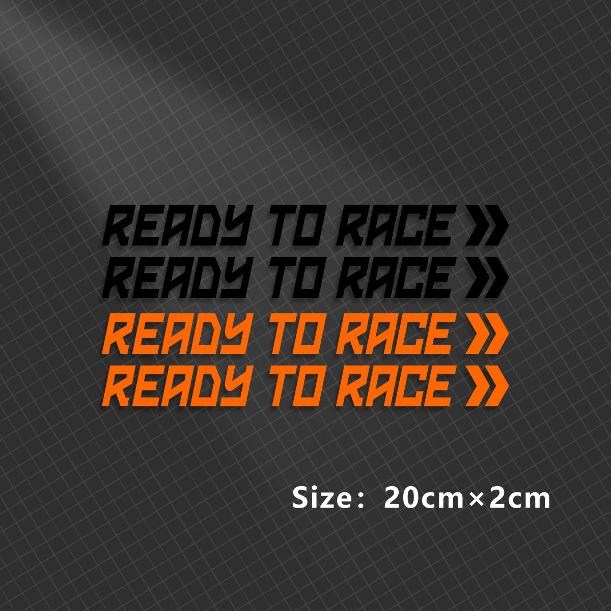 Ready to Race Motorbike Sticker
