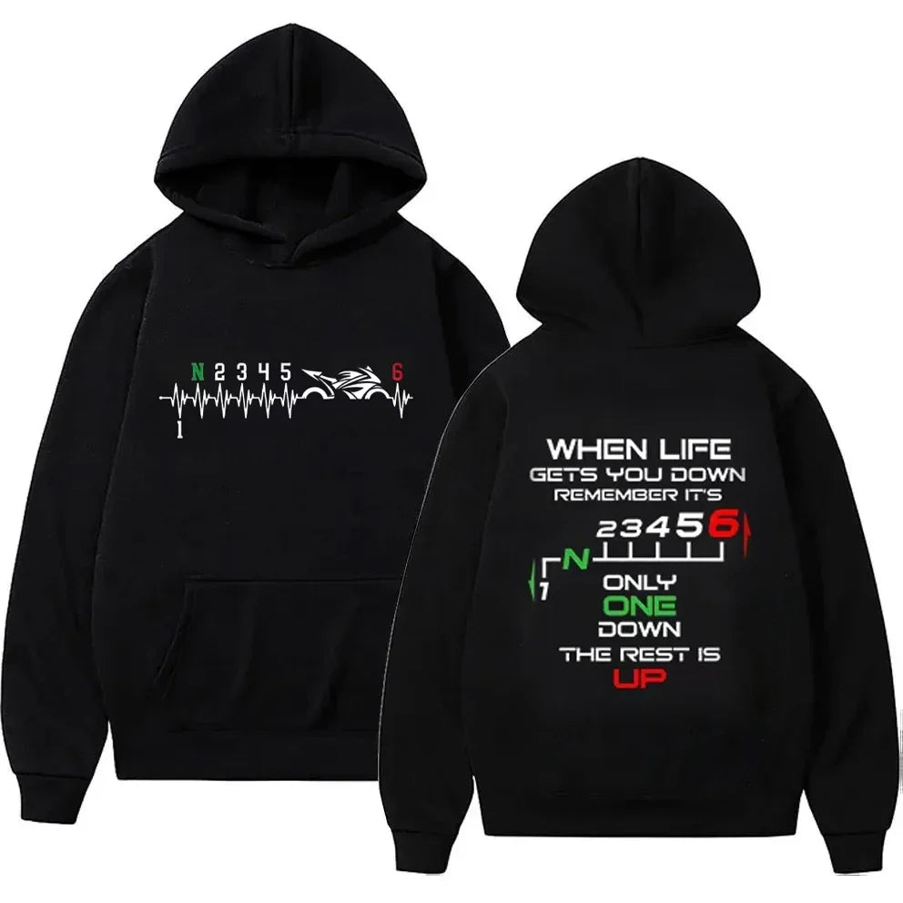 1N23456 Motorcycle Gear Biker Hoodie