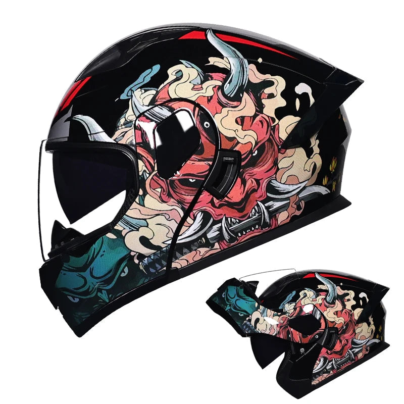 Flip Up Motorcycle Helmet
