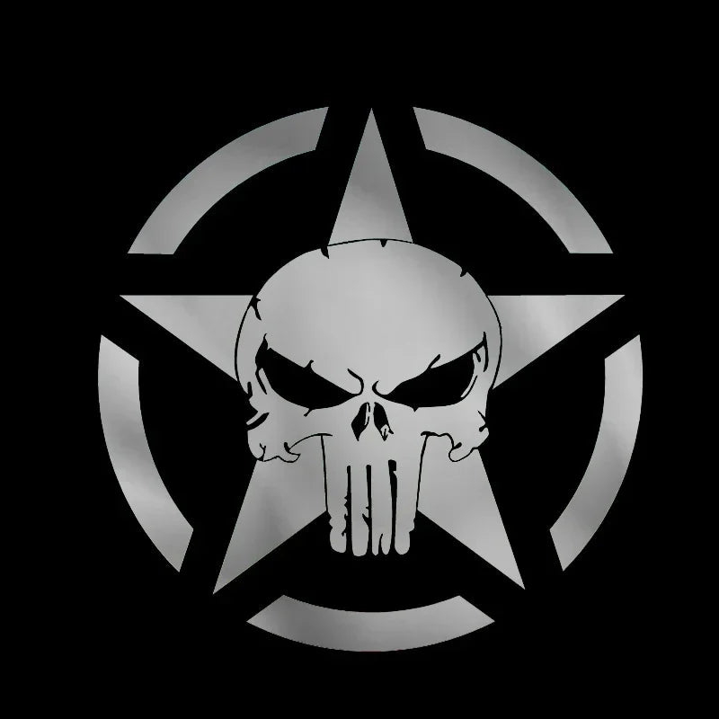 Reflective Skull Stickers
