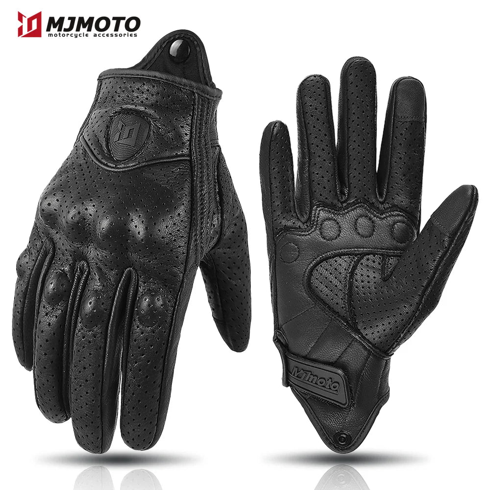 Motorcycle Leather Gloves