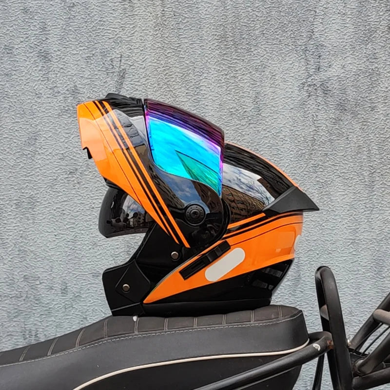 Modular Flip Motorcycle Helmet