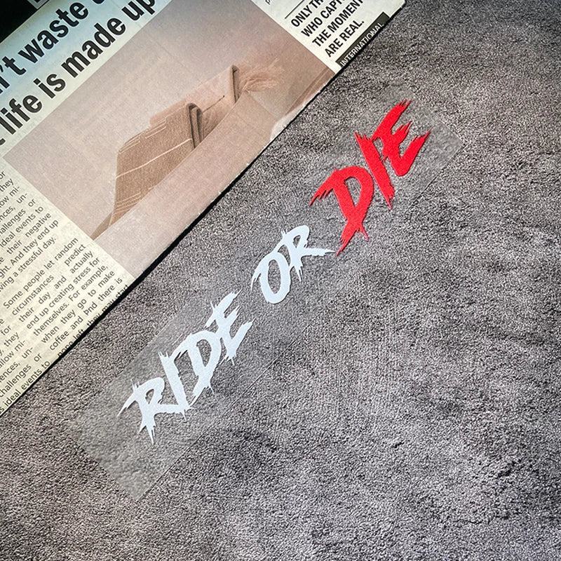 Ride or Die Sticker Helmet