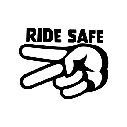 Ride Safe Motorcycle Decal 