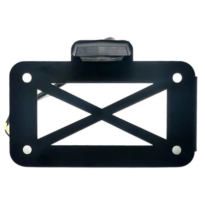 Motorcycle Side Mount LED License Plate 
