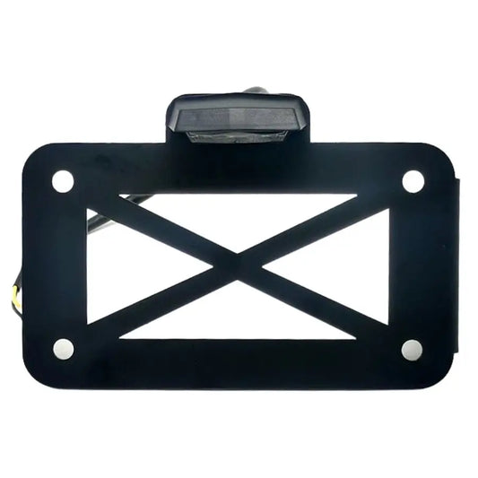 Motorcycle Side Mount LED License Plate 