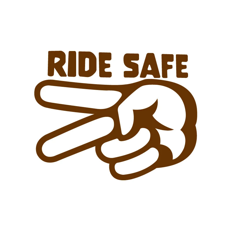 Ride Safe Motorcycle Decal 