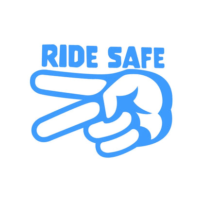 Ride Safe Motorcycle Decal 