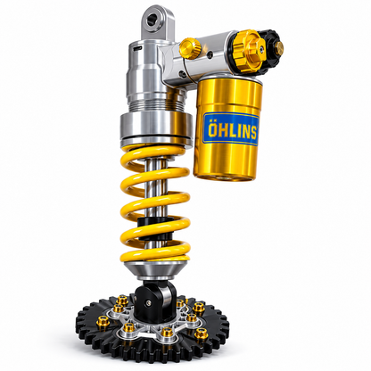 Shock Absorber Suspension Spring Desk Lamp