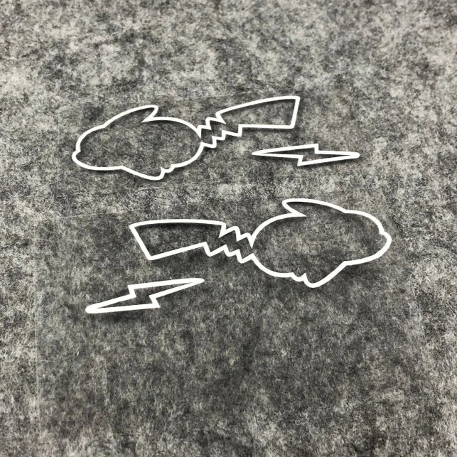 2Pcs Sticker for Helmets