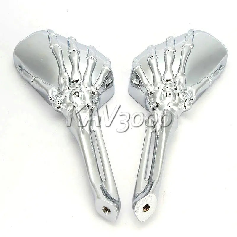 Skeleton Hand Motorcycle Mirrors