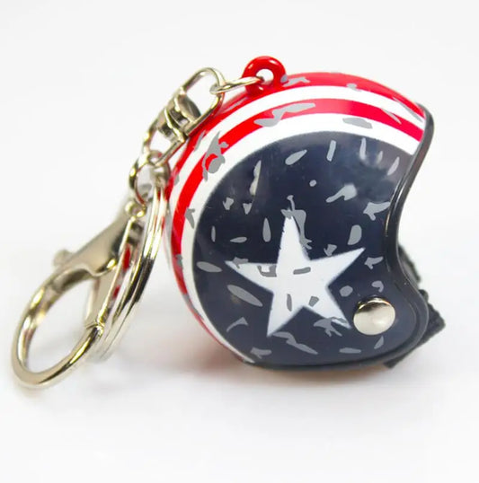 Motorcycle Helmet Keychain 