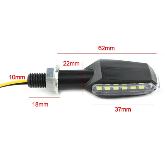 Motorcycle Tail Reflector & LED Indicator Kit 