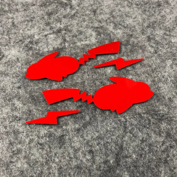2Pcs Sticker for Helmets