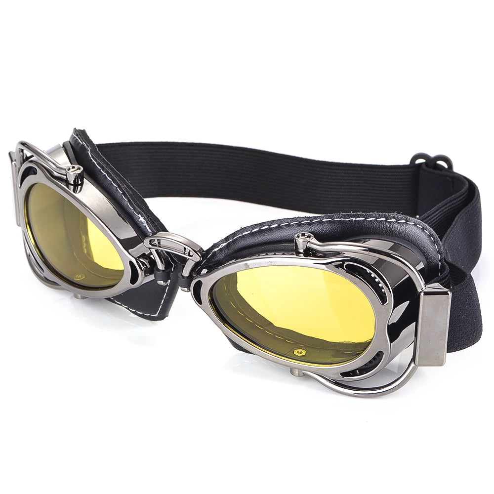 Occhiali da moto retrò 