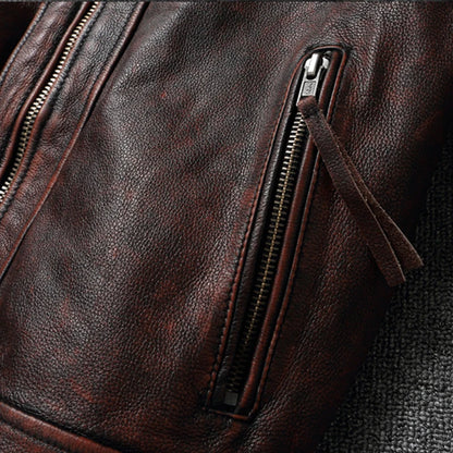 Cow Oversized Leather Jacket