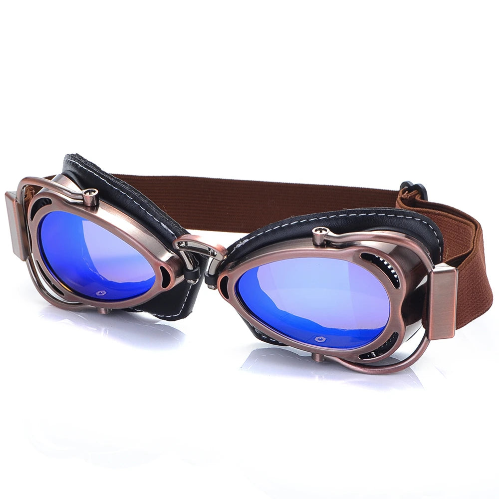 Occhiali da moto retrò 