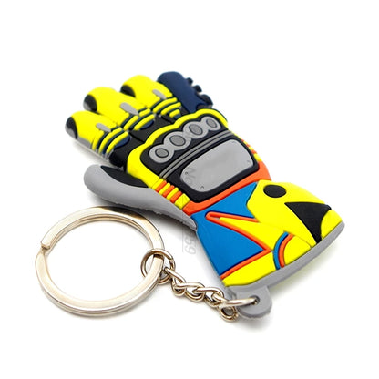 Motocross Gloves Keychain 