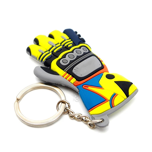 Motocross Gloves Keychain 