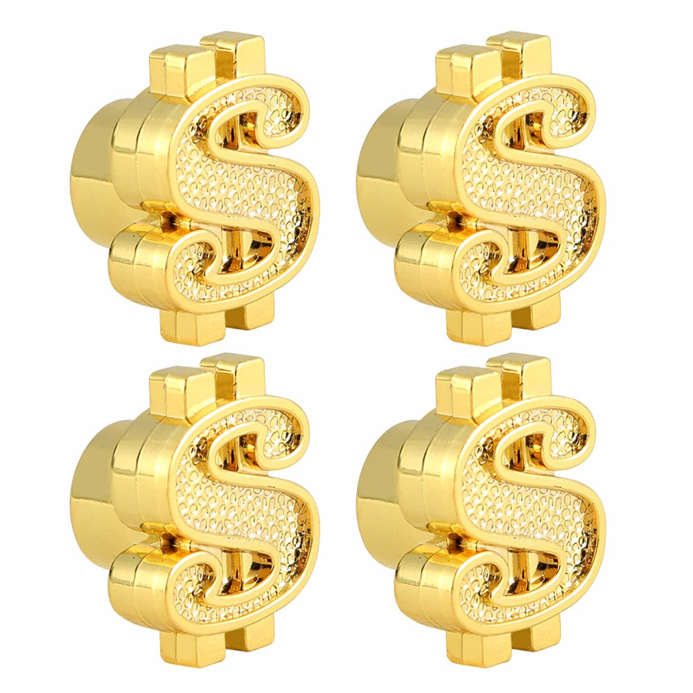 Dollar Sign Valve Caps