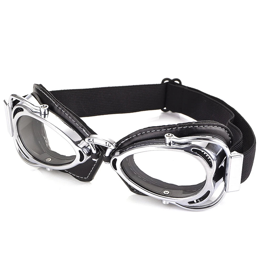 Occhiali da moto retrò 