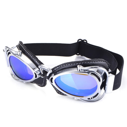 Occhiali da moto retrò 