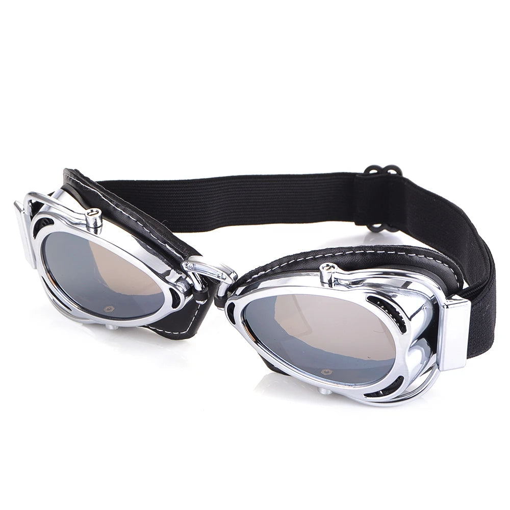 Occhiali da moto retrò 