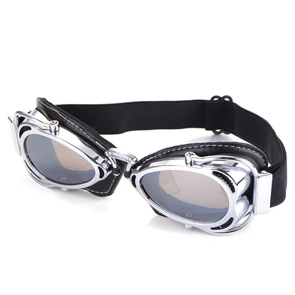 Occhiali da moto retrò 